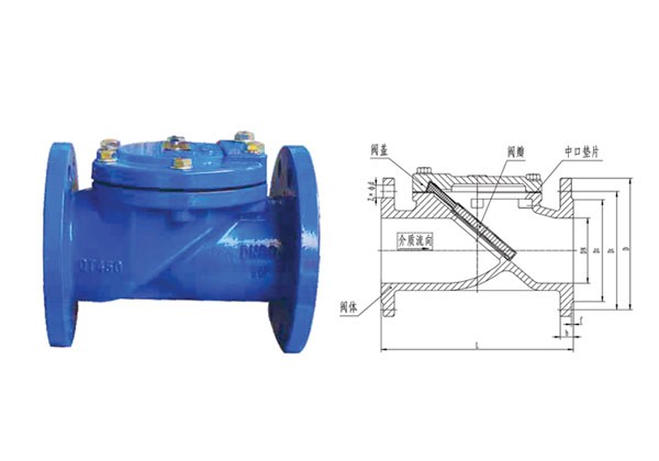 橡胶瓣止回阀